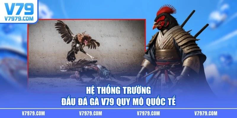 Hệ thống trường đấu đá gà V79 quy mô quốc tế